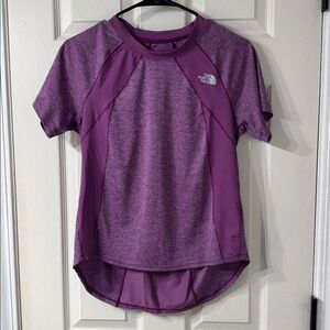 The North Face Flashdry Women's Short Sleeve Purple Tee Size XS